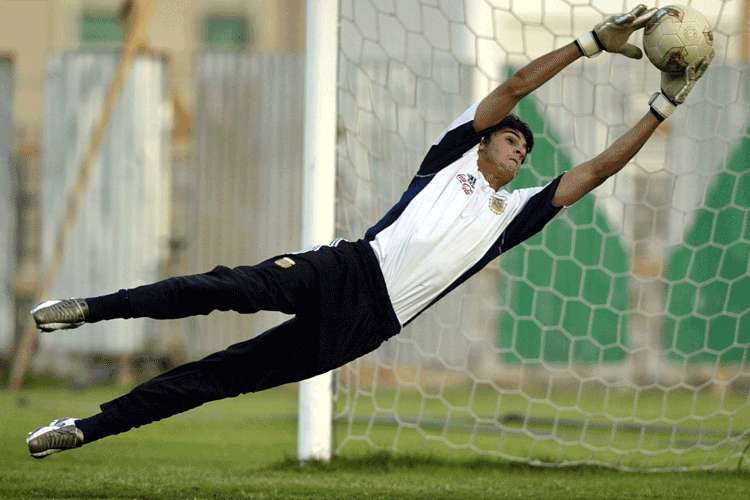 I am enrolled on a goalkeeping level 1 course but my skills aren’t great. Does this matter?