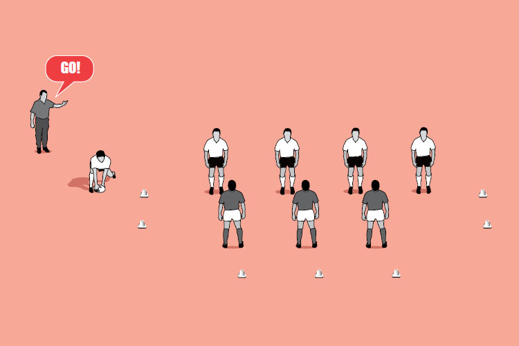 Fast forward to create overlaps - Rugby Training Session & Practice ...