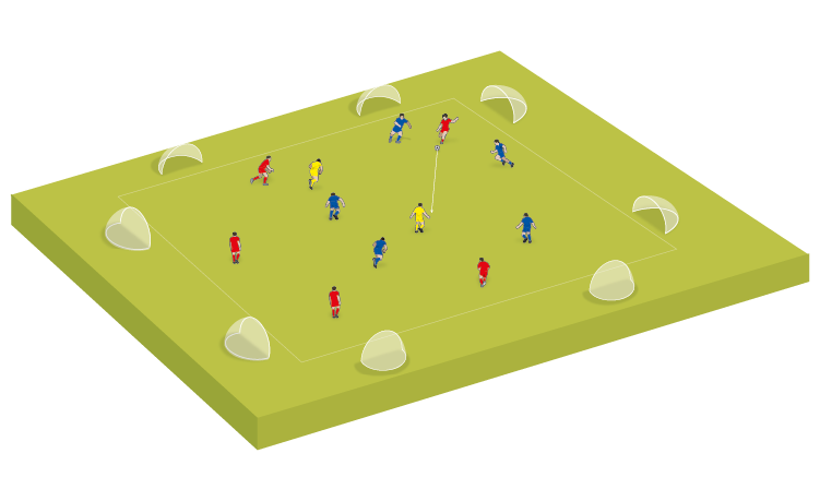 Small-sided game: Winning the ball back