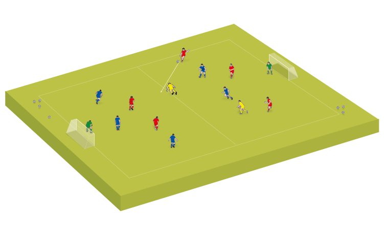 Small-sided game: Sharpen the attack