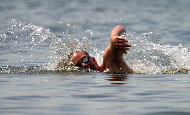 Open water swimming: ears to good health
