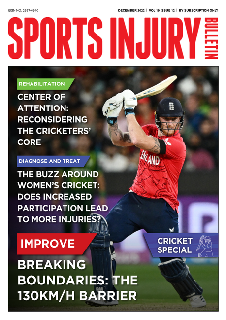 Sports Injury Bulletin Vol 19 Issue 12