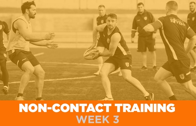 Non-contact training: Week 3