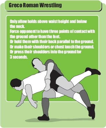 Wrestling skills for a warm up drill