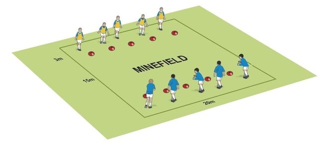 Minefield for mini tag