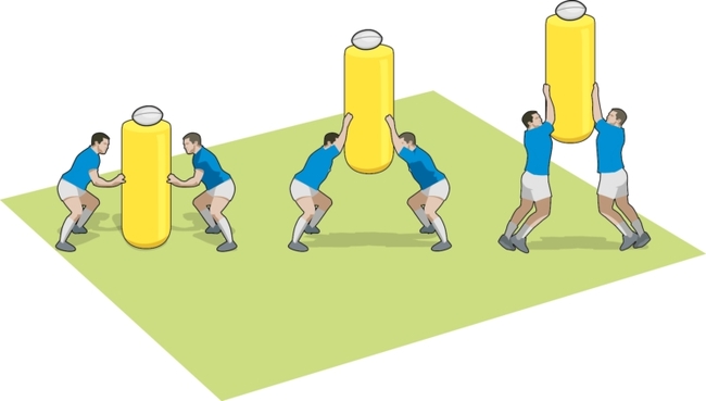 Introducing the lineout: Crouch, stand and lift