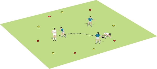 Introducing rugby skills through netball variations