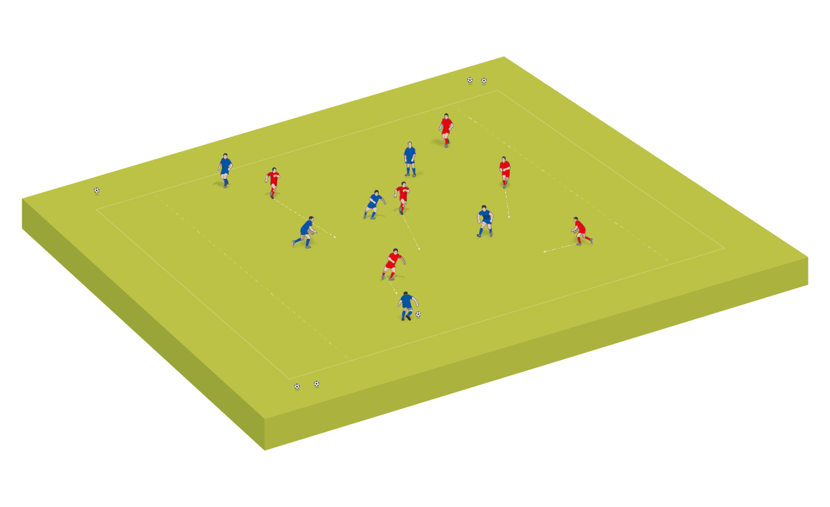 Los defensores deben obligar a los oponentes a entrar en áreas donde puedan recuperar el balón más fácilmente.