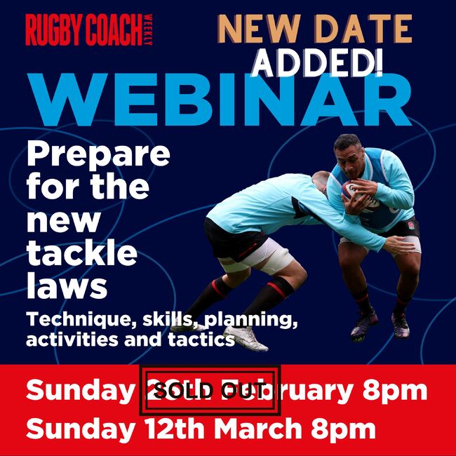 How to coach the new tackle laws webinar Rugby League Union Coaching