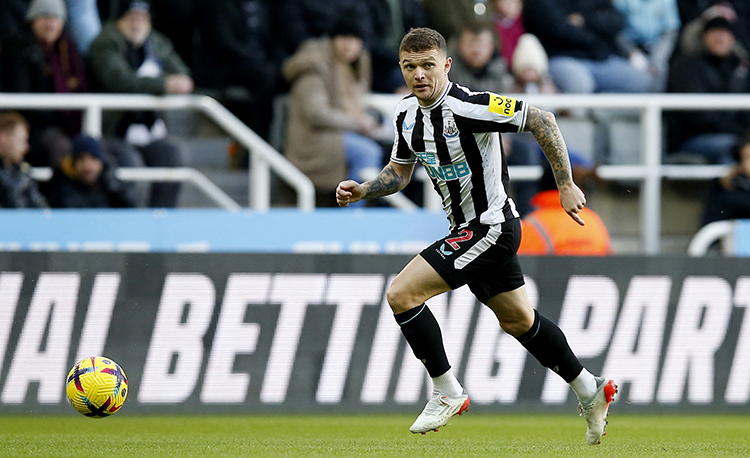 Newcastle United right-back Kieran Trippier has made more key passes per game than any other Premier League player, other than Kevin De Bruyne 