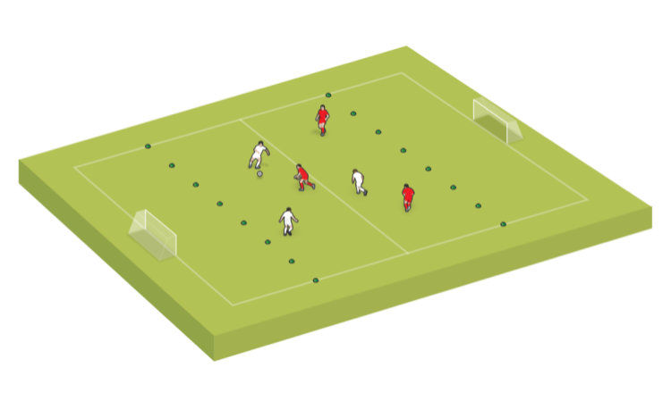 Small-sided game: On the receiving end