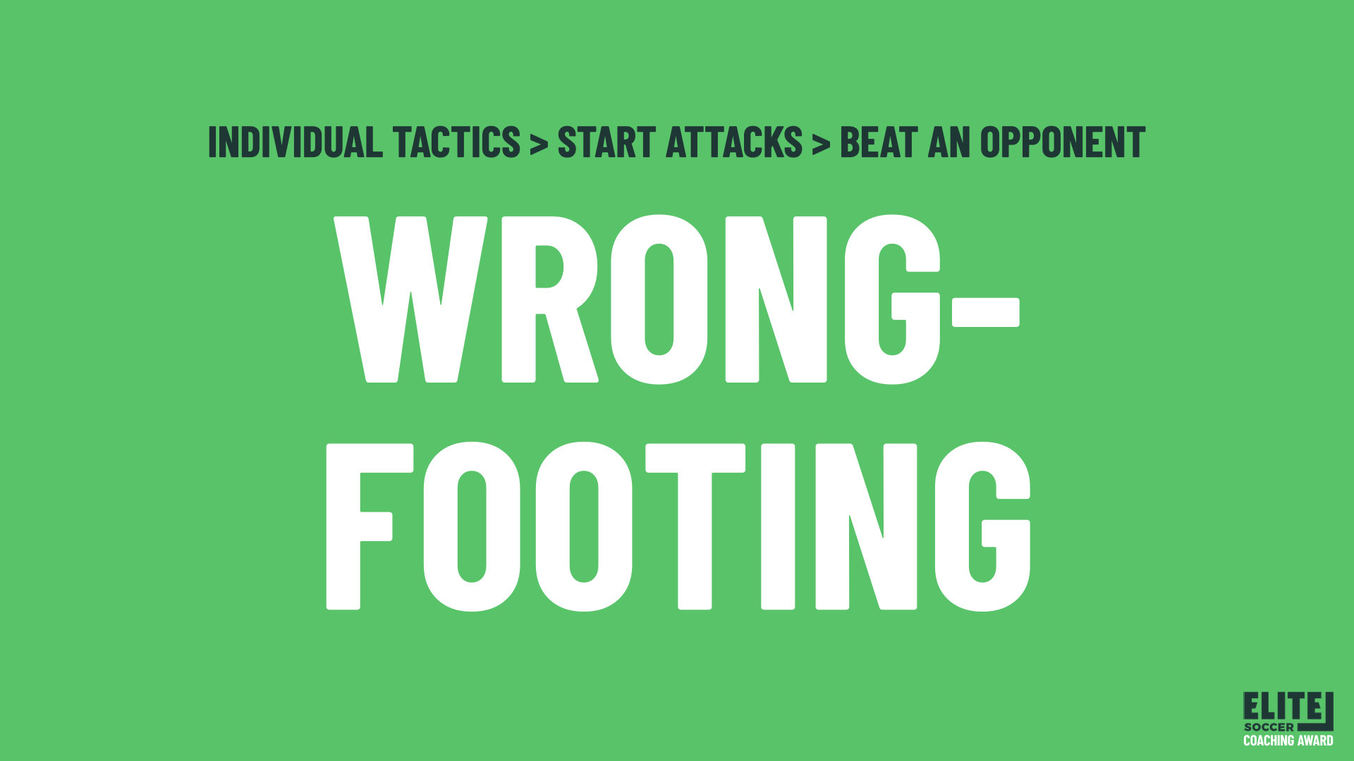 Wrong-footing