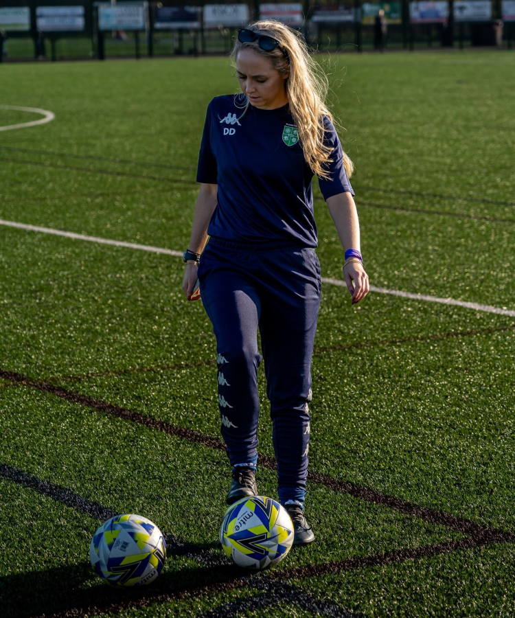 As well as coaching Pilkington FC Women, Deborah is head of women's football at the Football Supporters Association As well as coaching Pilkington FC Women, Deborah is head of women's football at the Football Supporters Association