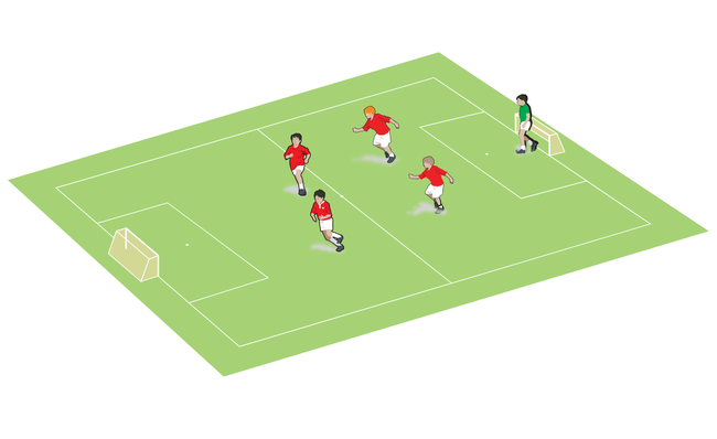 5-a-side formation: 2-2