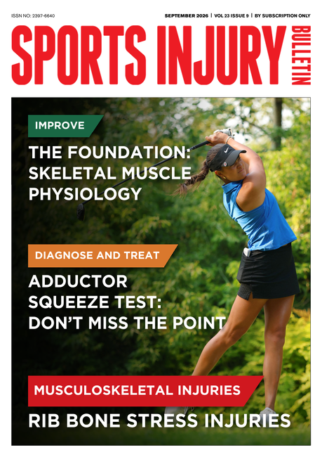 Sports Injury Bulletin Vol 23 Issue 9