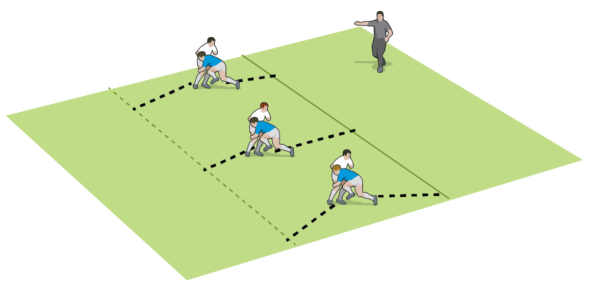 Get ready for match tackling - Rugby Training Drills & Games - Rugby ...